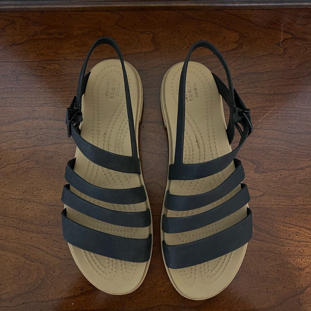 Croc 3 strap sandals
